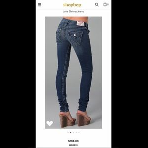 True religion Julie Big T size 31!